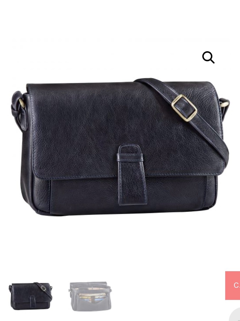 DEREK ALEXANDER BRISTOL Flap Organizer Canada Crossbody Bag Pockets Zippered